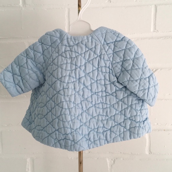 Quilted Doll Coat, Doll Coat/Matching Bonnet, Vintage Doll Outfit, Doll Bonnet - Picture 5 of 6